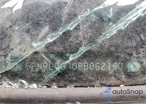 2008 Honda Odyssey Exl from USA, damaged, VIN 5FNRL38708B062190